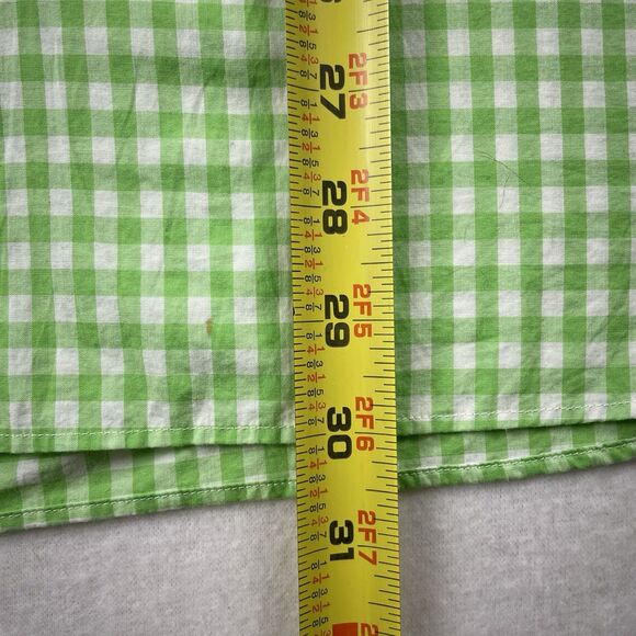 Ralph Lauren  Mens Large Classic Fit Button Down Green Gingham Long Sleeve-L - Picture 6 of 12